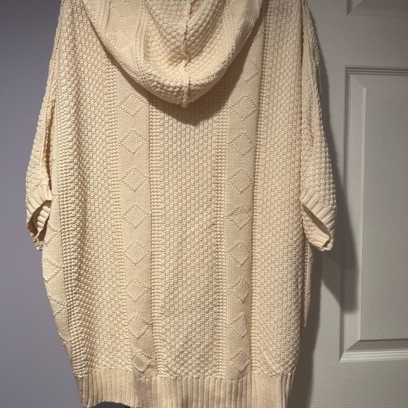 Preowned free people size medium cream, color women’s sweater cardigan - Picture 2 of 3